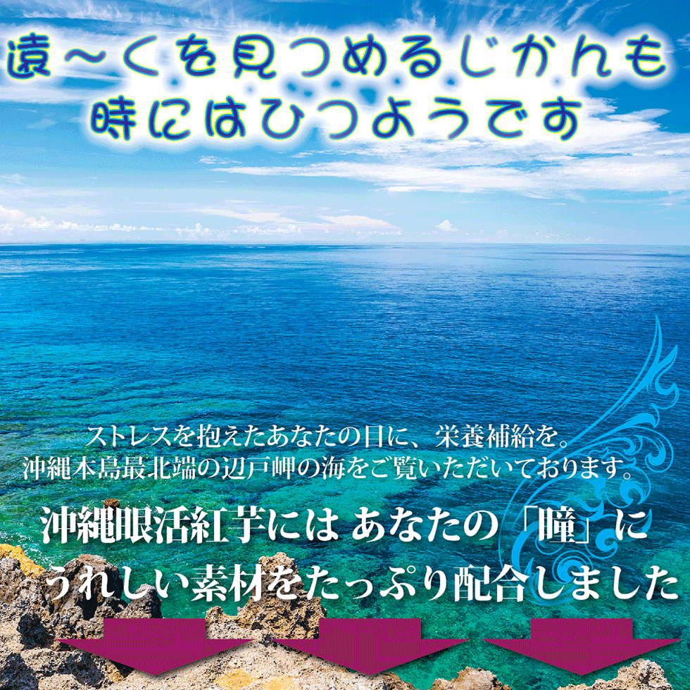 沖縄眼活紅芋（おきなわがんかつべにいも）