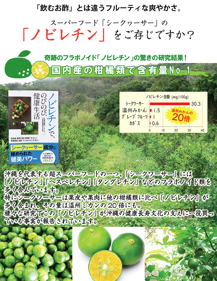 シークヮーサー全快酢 1000ml×6本 機能性表示食品 シークヮーサー GABA 