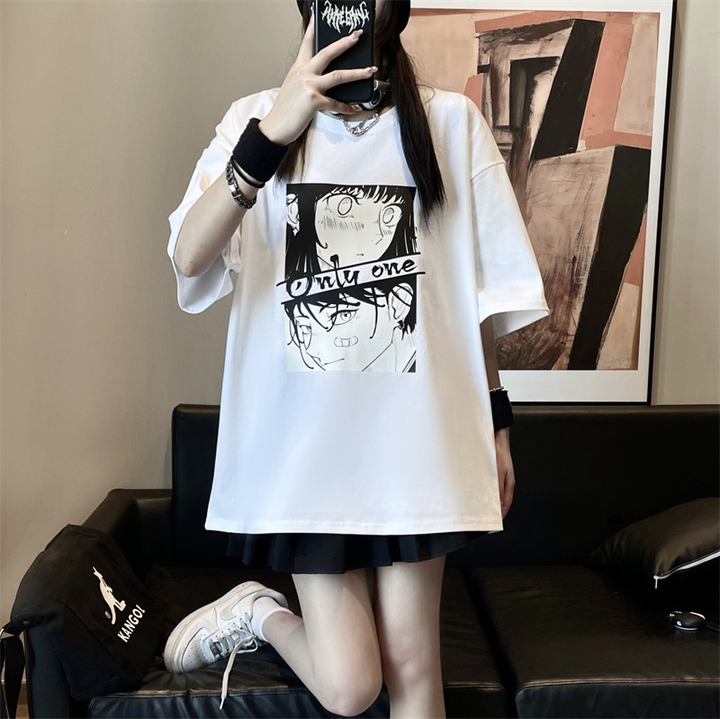 Tシャツ 夏服 メンズ レディース 半袖 おしゃれ 10代/20代/30代 韓国 ブランド 無地 半袖tシャツ かわいい ファッション オールマッチ  プリント l3scW330H4, ファッション - orthodoxdevon.org