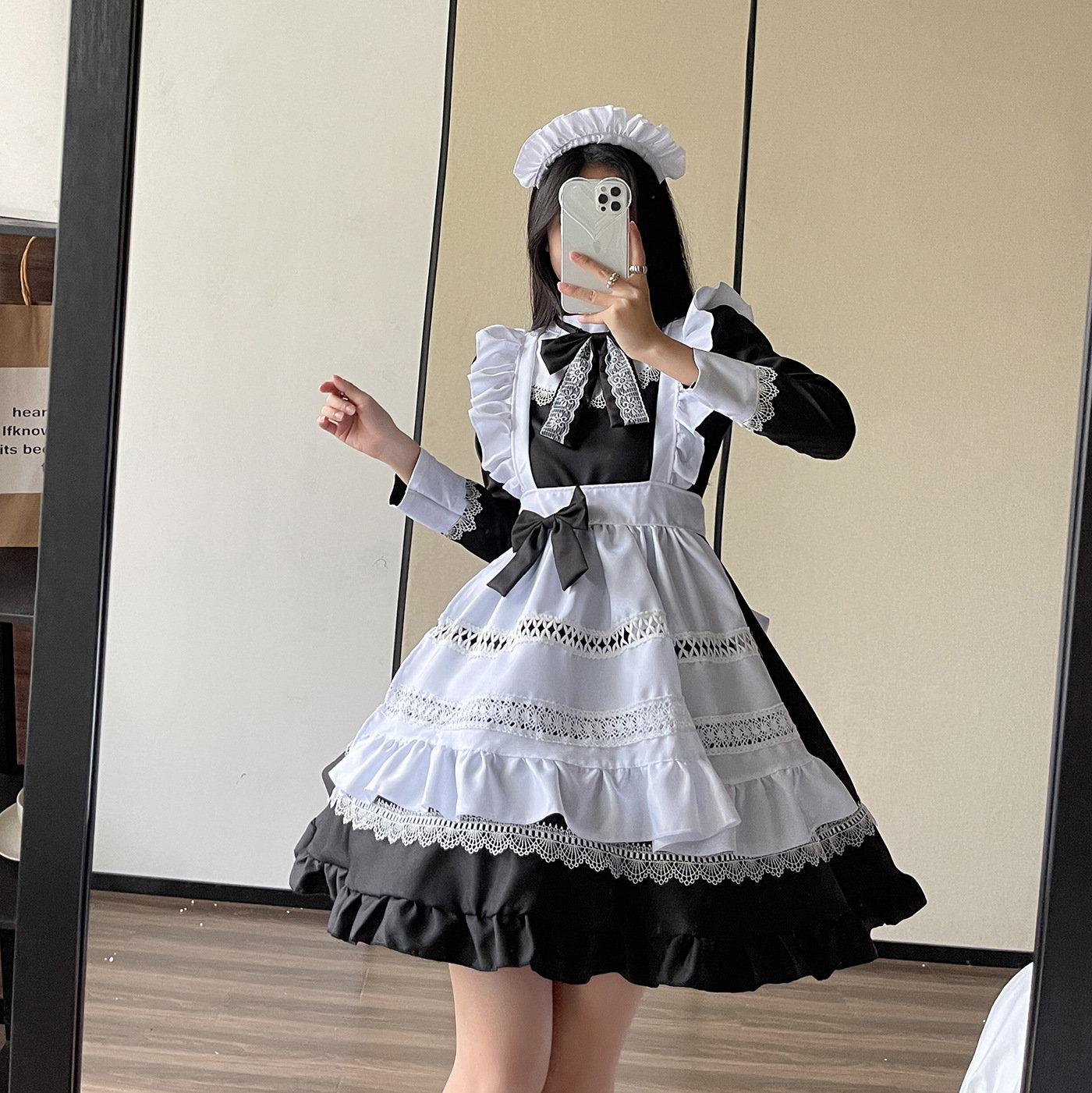 コスプレ 仮装 メイド 服 ゴスロリ 萌え 衣装 女装 フリル ロリータ