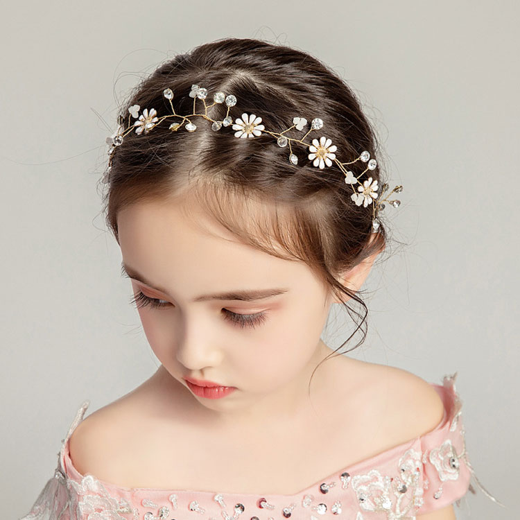 ヘッドドレス キッズ ヘアアクセサリー 子供 髪飾りフォーマル 結婚式