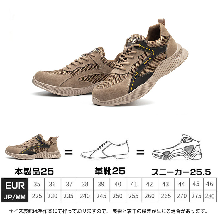 安全靴 作業靴 滑らない メンズ レディース 踏み抜き防止
