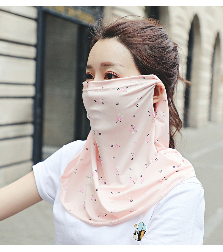 フェイスカバー ランニングマスク 冷感 ネックガード 日焼け対策