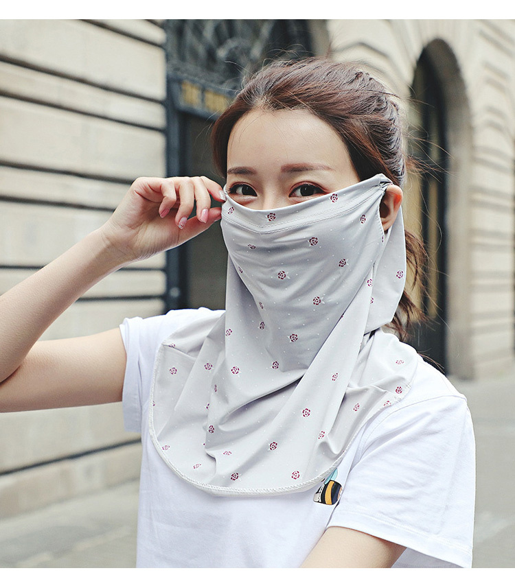 フェイスカバー ランニングマスク 冷感 ネックガード 日焼け対策