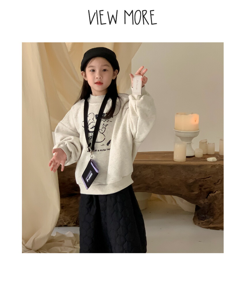 子供服 キッズ 厚手 トレーナー スウェット トップス 長袖 プリント