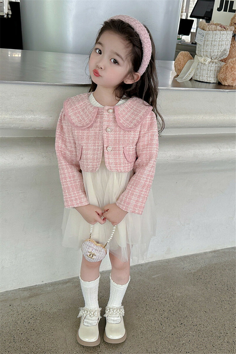ジャケット 女の子 ドレス セット 結婚式 子供スーツ チュール