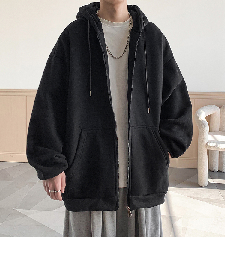 ジップパーカー オーバーサイズ 9色 S-3XL 裏起毛 23zm252 ジップパーカー メンズ ビッグシルエット 男女兼用 裏起毛