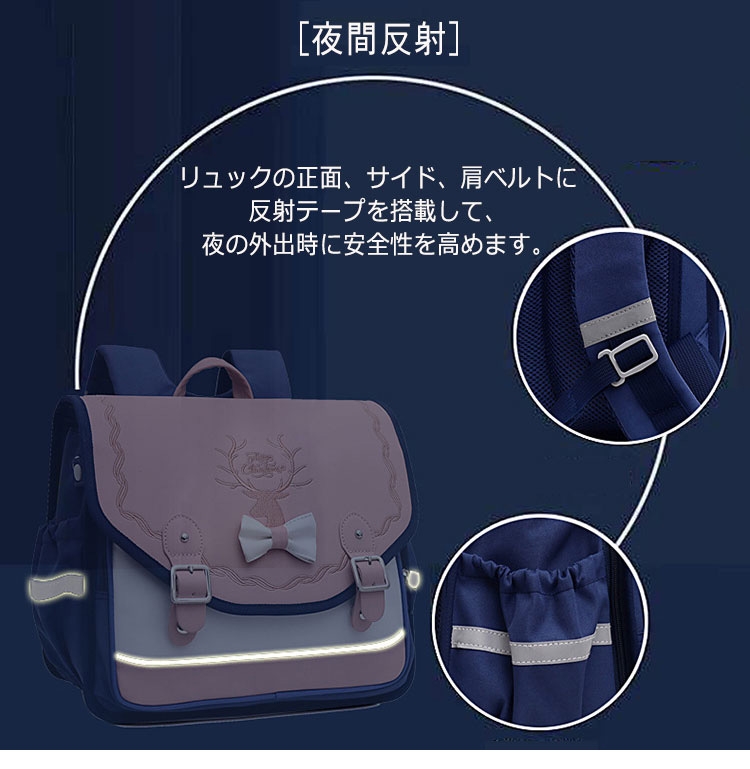 キッズ リュック スクールバッグ 軽量 ランド...の詳細画像2
