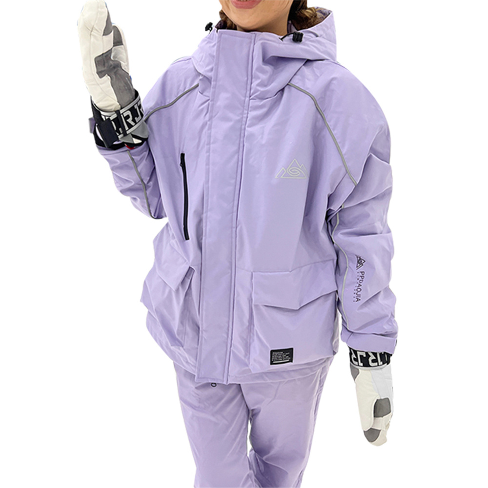 スキーウェア スノーボードウェア スノーボードジャケット メンズ レディース 2024 暖かい ゆったり ふわふわ 大きいサイズ 可愛い おしゃれ 冬 型落ち 白 黒｜novamedical｜09