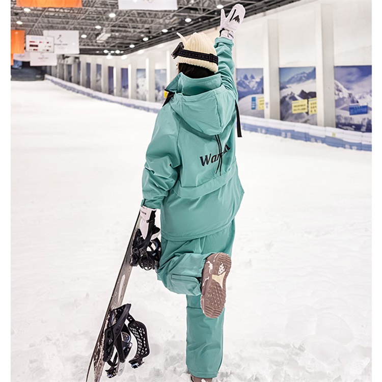 スキーウェア スノーボードウェア メンズ レディース 2024 上下セット ボードウェア スノボウェア ジャケット スノーボード スノボー スキー パンツ ズボン 黒｜novamedical｜18
