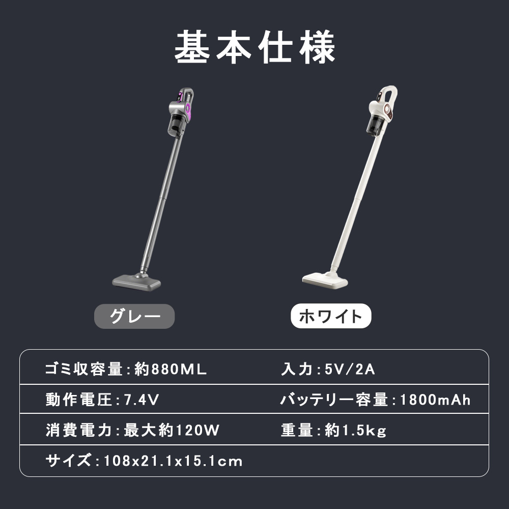 掃除機 コードレス 4in1 多機能掃除機 22000pa 超強力吸引