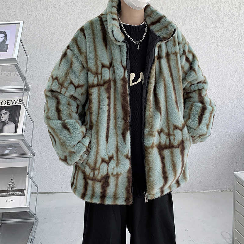 ジャケット コート ビッグシルエット ファージャケット モコモコ 迷彩