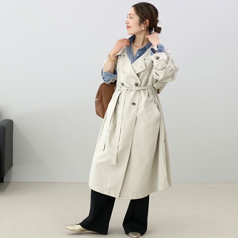 Aletta vita 超目玉セール 返品交換不可 コート トレンチ ロング ゆる