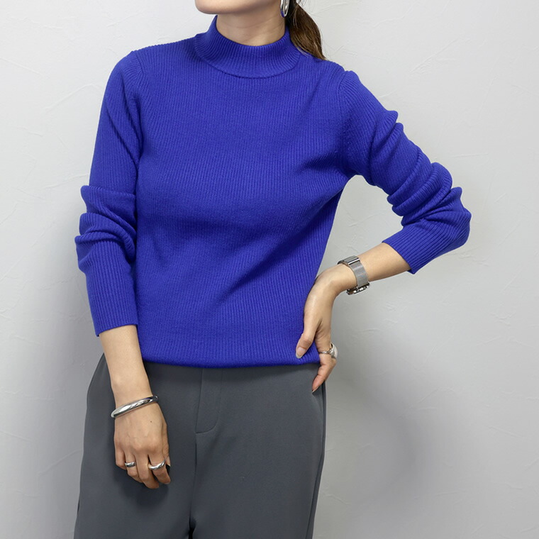 Aletta vita ニット リブ リブ編み ストレッチ 伸縮 重ね着