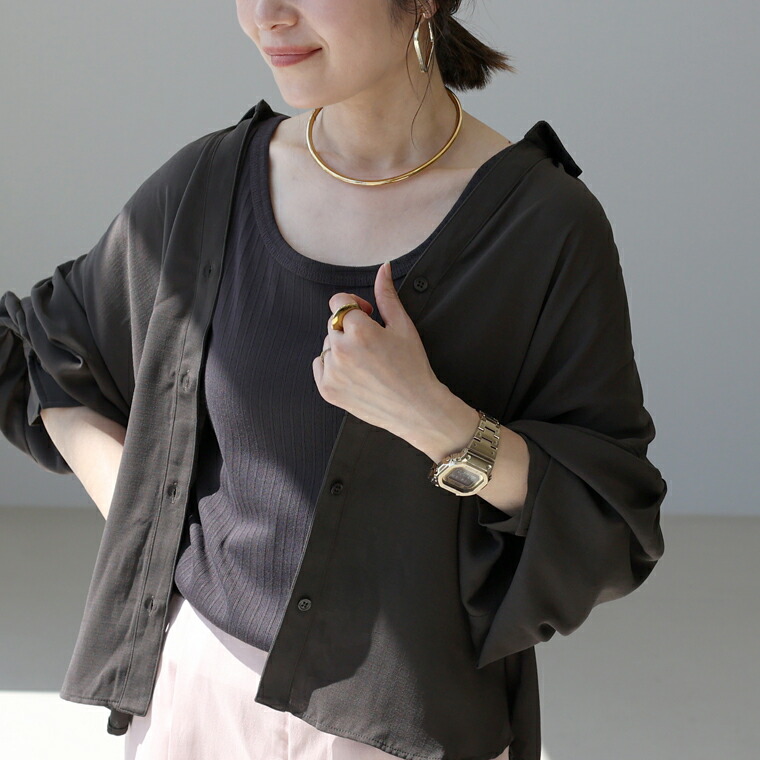 Aletta vita 期間限定セール 返品交換不可 ブラウス Vネック 羽織り