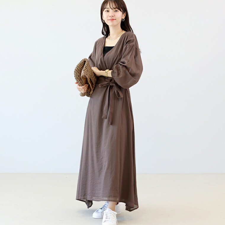 新品　USA製インポート　カシュクール　バルーンワンピース Eighty Seven(エイティセブン)インド綿バルーンワンピース