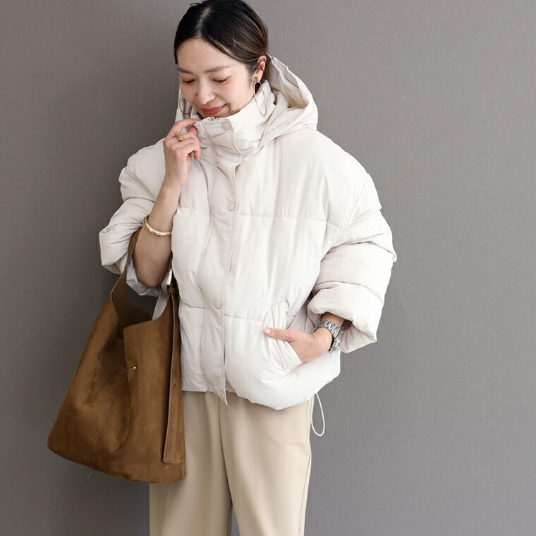 Aletta vita アウター ブルゾン ダウン 中綿 軽量 防寒 シンプル