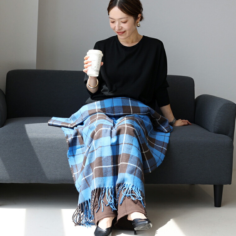 Aletta vita ストール ショール マフラー 微起毛 やわらか 防寒 冷房