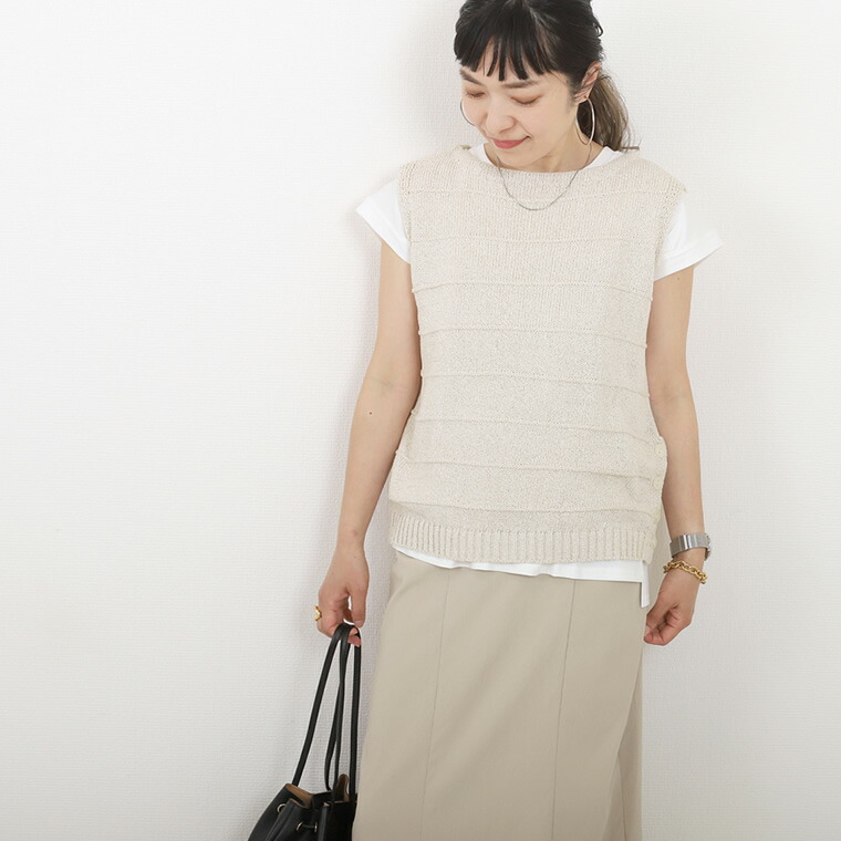レディースプルオーバーベスト、ジレ|ベスト、ジレ|トップス ...