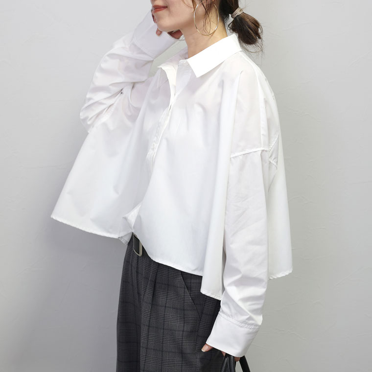 大量入荷 vita Aletta シャツ ワイド レギュラーカラー 羽織り ブラウス シャツ+ブラウス(長袖+七分)
