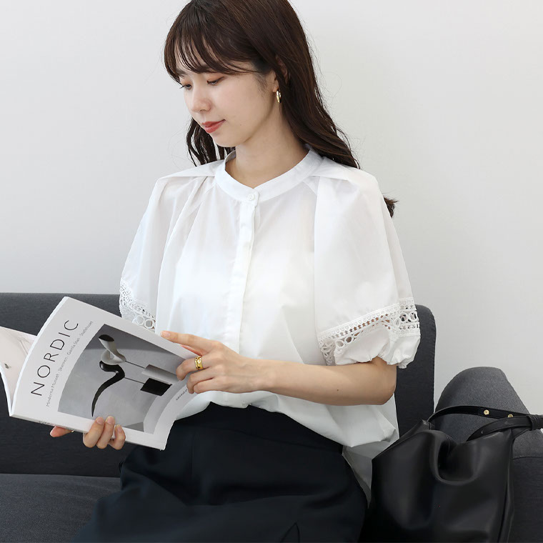 ブラウス シャツ ターゲットシャツ レディース メンズ Andemiu ブラウス シャツ キンボタンサファリシャツ494312