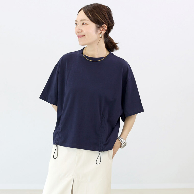 Aletta vita トップス プルオーバー 半袖 Tシャツ 綿100％ 天然素材