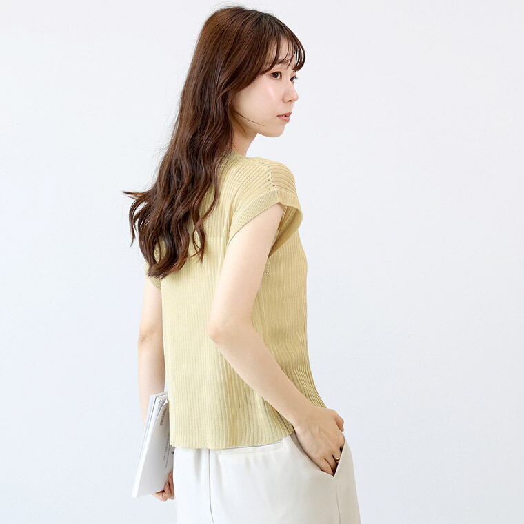 針抜きリブニット 専用♡ ニット セーター 針抜きリブニットプルオーバー レディース : ZOZOTOWN