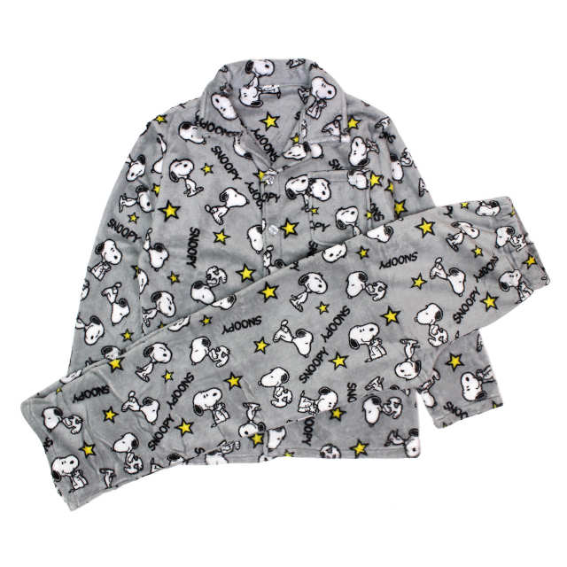 ルームウェア 上下セット フリース ボア スヌーピー PEANUTS ふわふわ