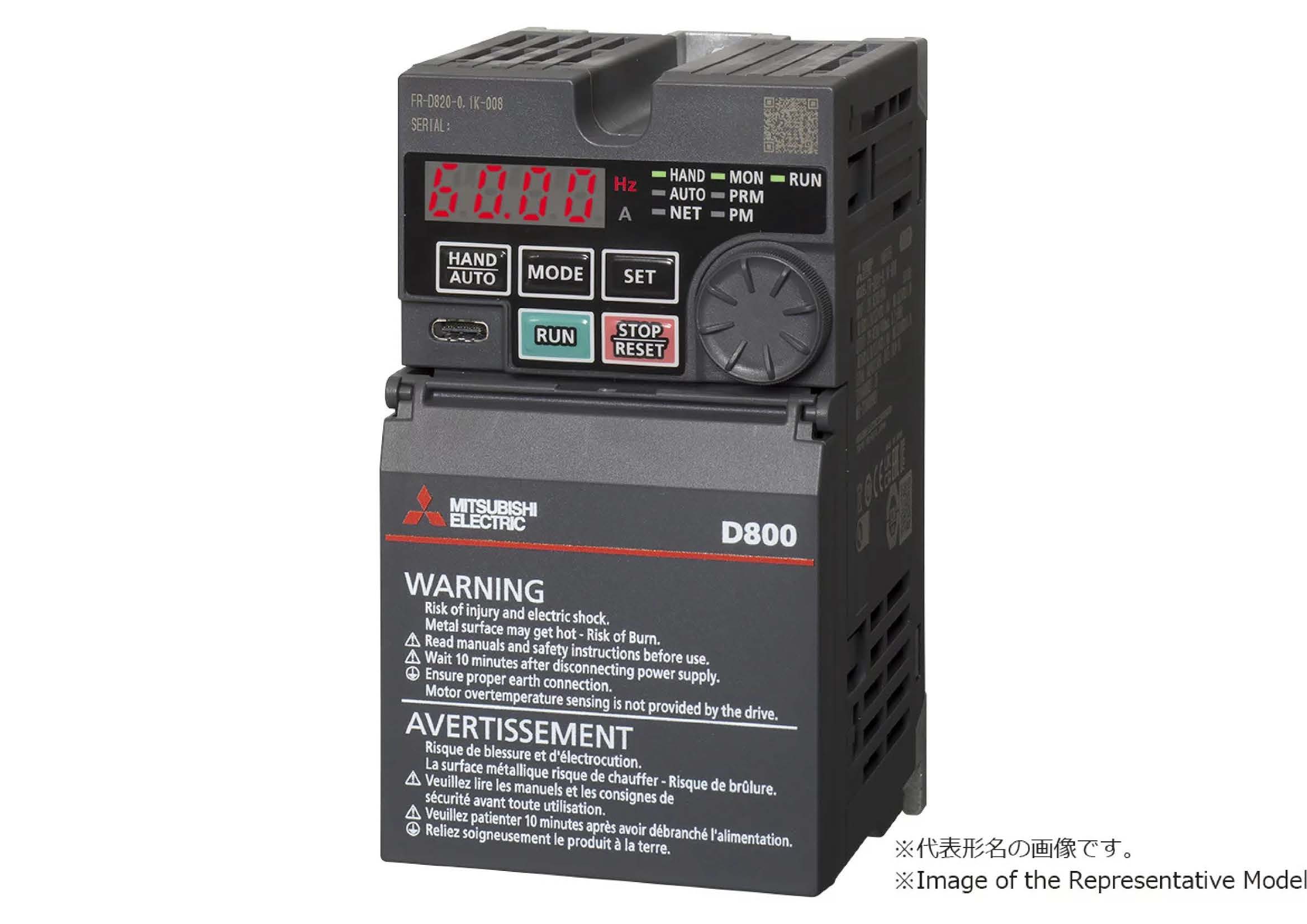 三菱（MITSUBISHI） 三菱電機 インバータ FR-A820-7.5K-1 : Nozaki Web