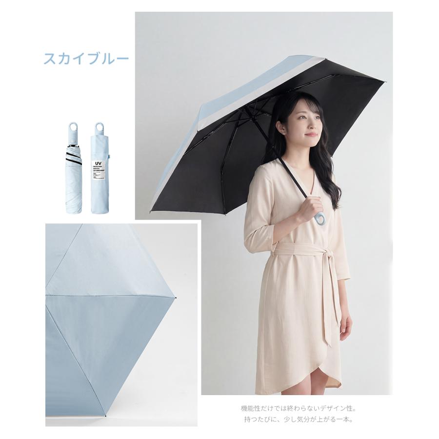 皮膚科医師監修／ 日傘 折りたたみ 完全遮光 3秒たためる傘 形状記憶