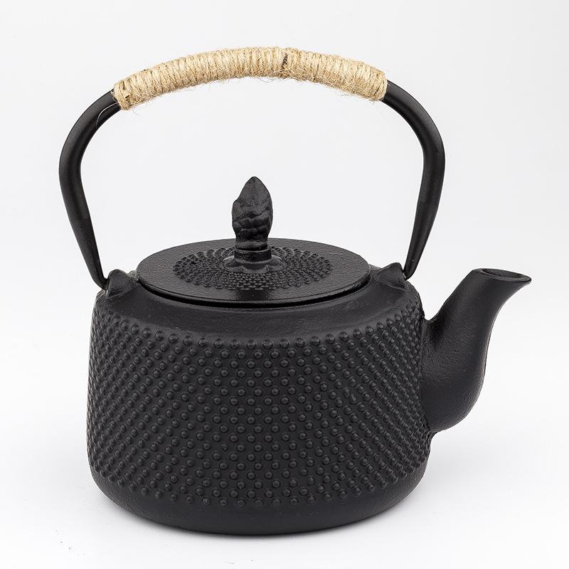 正規店新入荷☆小粒 南部鉄器 老鉄瓶 鉄やかん 提梁壺 対応 鉄分補給 鉄びん☆0.85L 食器、グラス、カトラリー