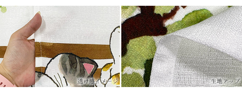 暖簾 norenn カーテン 間仕切り 仕切りカーテン メッセージ暖簾 タペストリー スクリーン 目隠し 子供部屋 かわいい 癒し ねこ ネコ 動物 アニマル にゃんこ ハチワレ メッセージ付き かわいい カジュアル ポップ ナチュラル