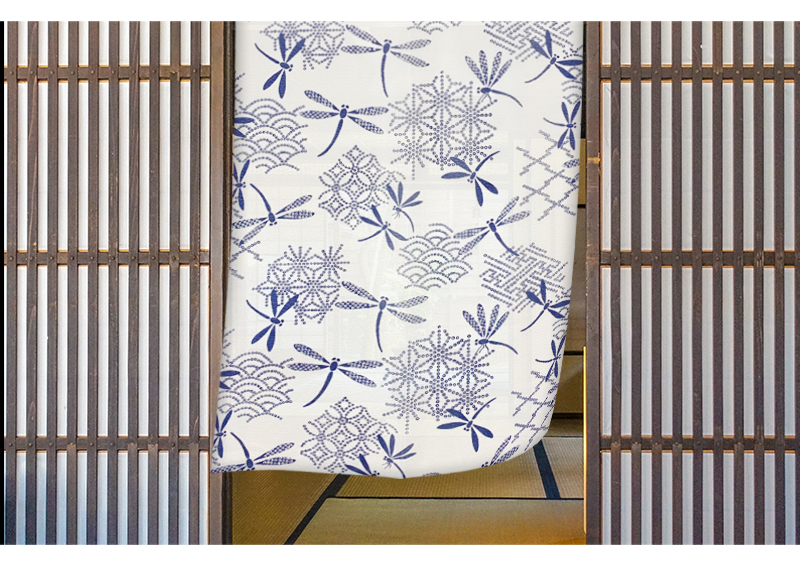 のれん 暖簾 80×115 和柄　和風 和柄のれん 暖簾 和風 中華風 桜 カーテン 部屋仕切り 目隠し 半
