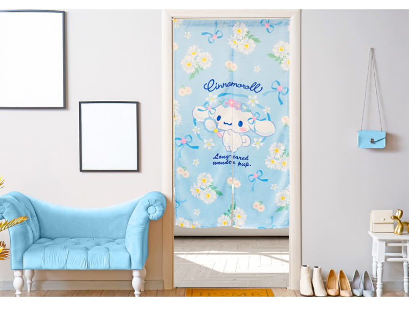 暖簾 norenn カーテン 間仕切り 仕切りカーテン タペストリー スクリーン 目隠し Sanrio サンリオキャラクターサンリオ  シナモンロール カフェ・シナモン マイメロちゃん MyMelody KUROMI クロミちゃん おねがいマイメロディ HelloKitty キティちゃん キティーちゃん Kitty 可愛い