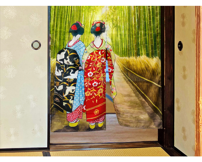 美品　麻　のれん　暖簾　仕切り　お洒落　着物リメイクお好きな方にもおすすめ 美品 麻 のれん 暖簾 仕切り お洒落 着物リメイクお好きな方にも