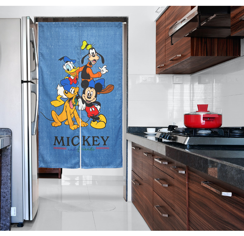 Disney（ディズニー） のれん 暖簾 おしゃれ カーテン 150cm 間仕切り
