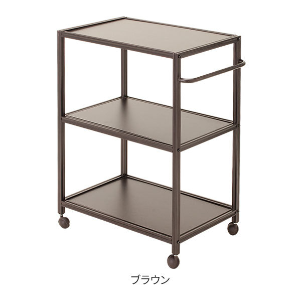 7BEAUTY ワゴン 大型 フラット棚 3段 全2色 幅60×奥行42×高さ 7BEAUTY ワゴン 大型 フラット棚 3段 全2色 幅60×奥行42×高さ