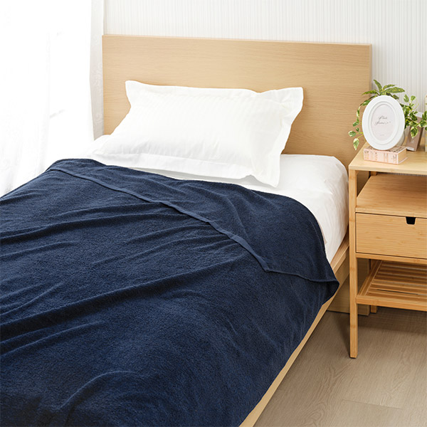 タオルシーツ【シングル】開封済み2枚セット 7BEAUTY タオルケット タオルシーツ シングル 綿100％ 140×215cm