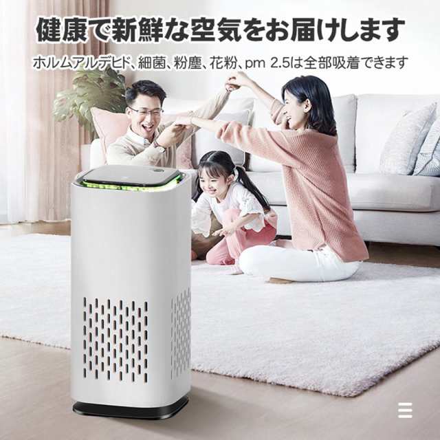 空気清浄機 空気清浄器 コンパクト マイナスイオン発生 イオン 消臭 除