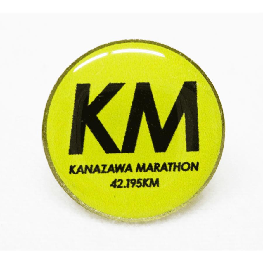 バッジ　金沢マラソン2022 公式PRピンバッジ　KANAZAWA-B｜nsp-nishinagasports｜03