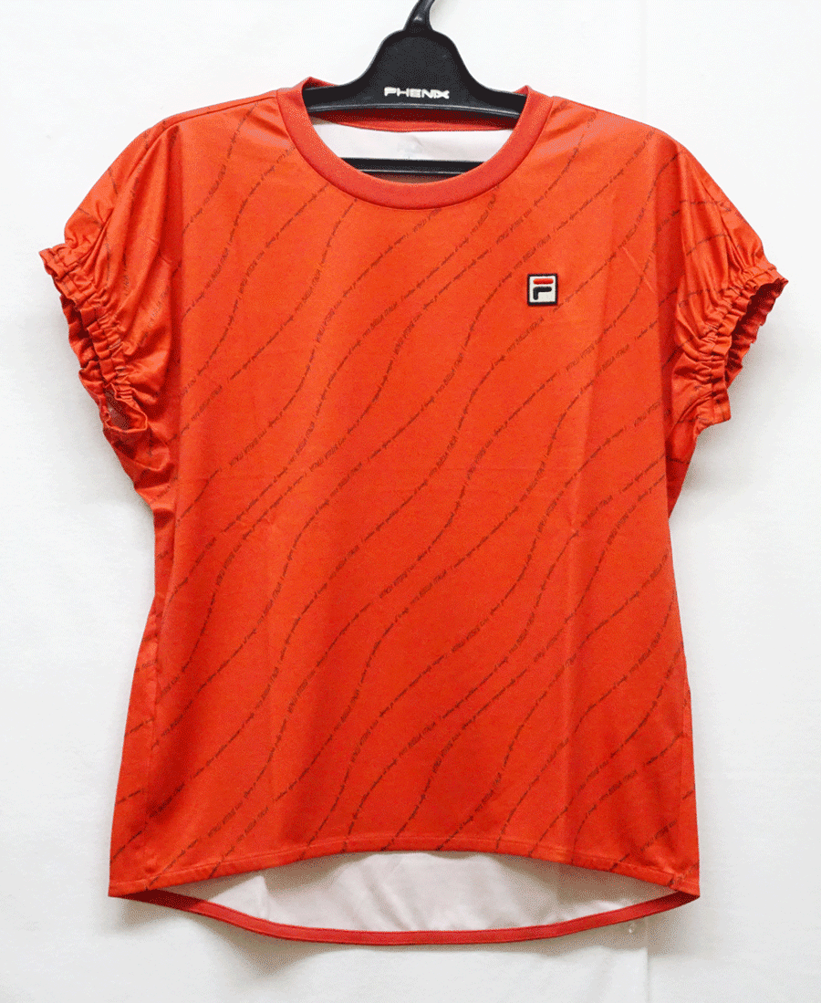 テニスウェアレディース2023 フィラ FILA ゲームシャツ VL2681 半袖シャツ