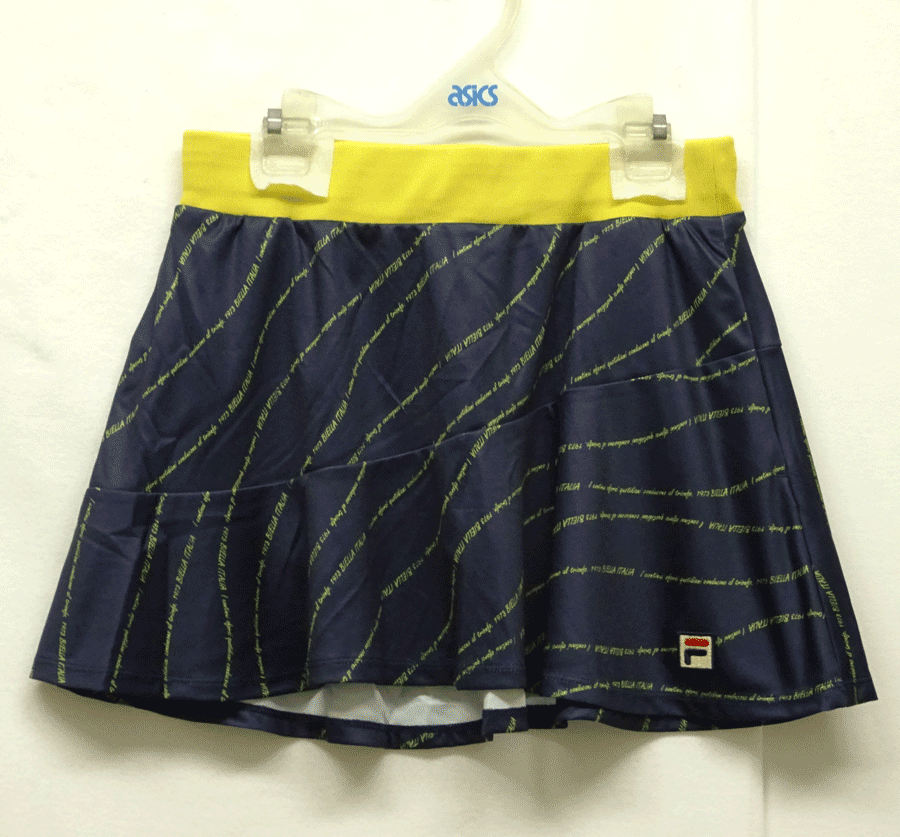 テニスウェアレディース2023 フィラ FILA ゲームスコート VL2682 スカート