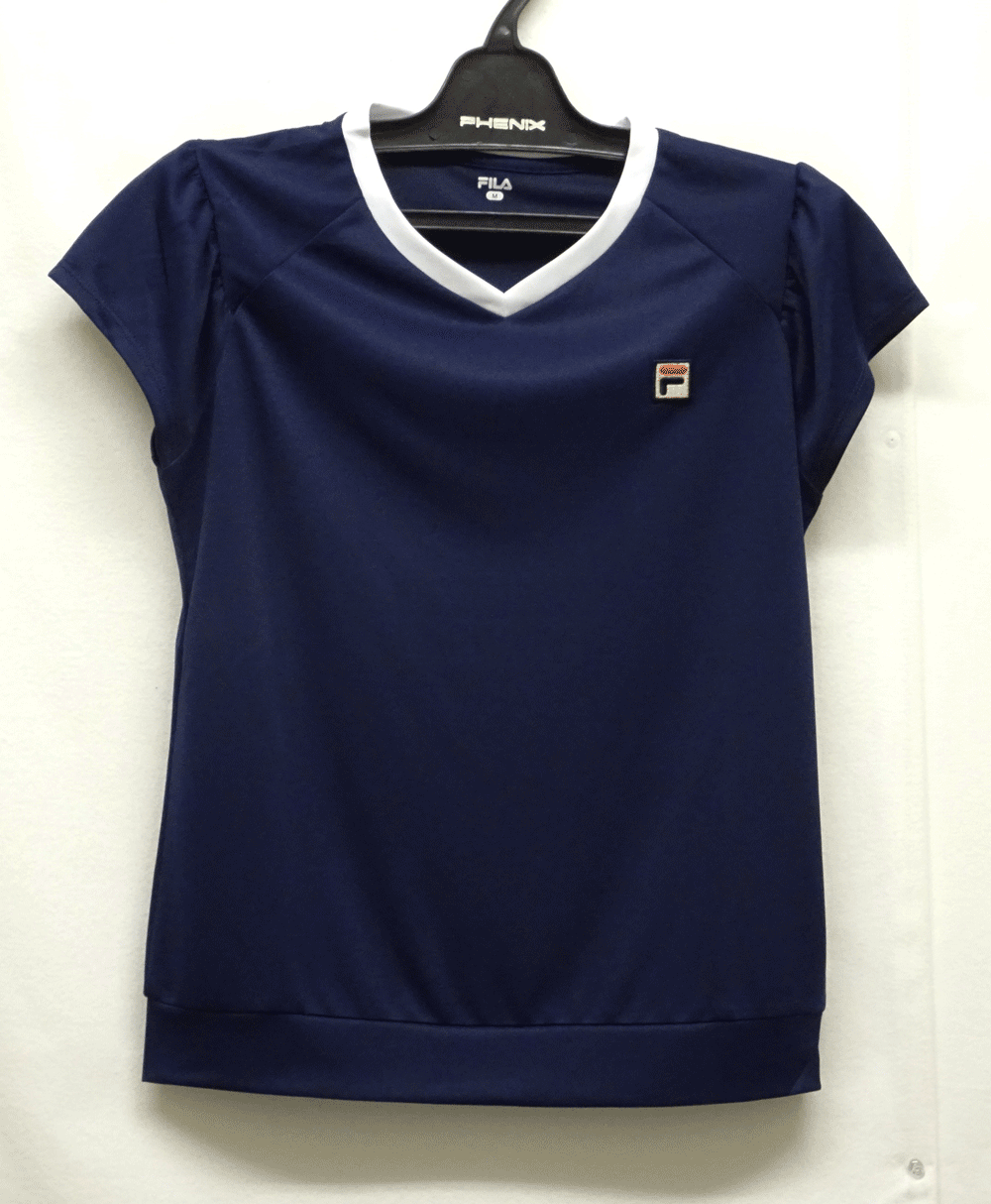 テニスウェアレディース 2024 フィラ FILA ゲームシャツ VL2821 半袖シャツ