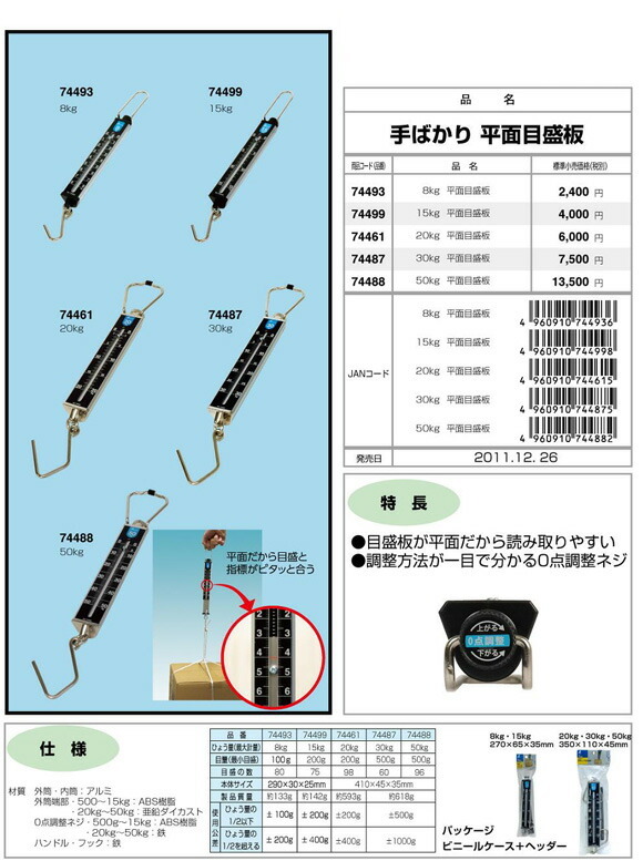 注目の福袋をピックアップ！ シンワ測定 手ばかり 20kg 平面目盛板