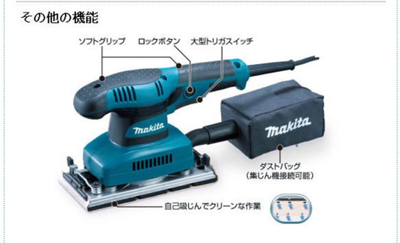 マキタ BO3710 仕上サンダ : bo3710 : NEWSTAGETOOLSヤフー店 - 通販