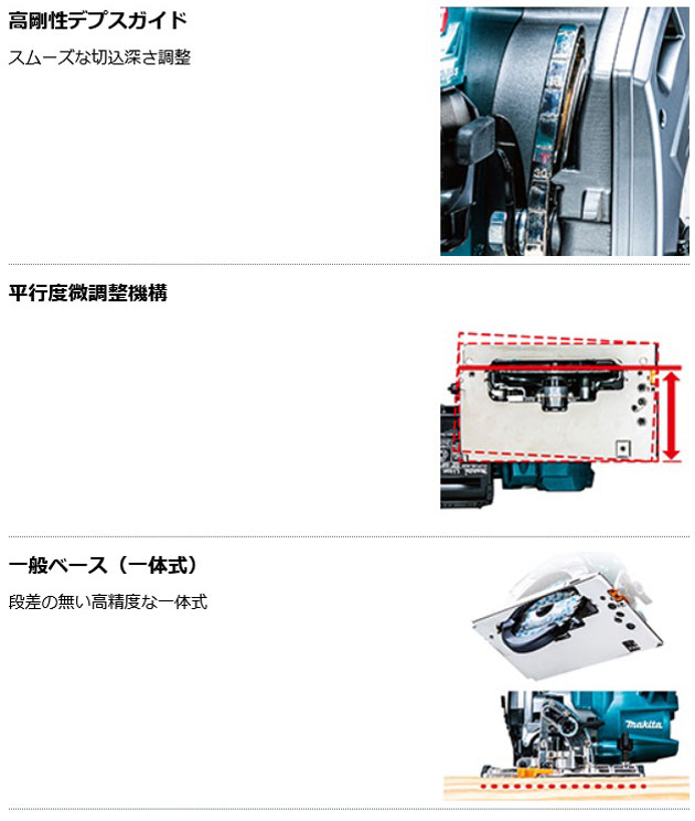 マキタ HS007GZ 充電式マルノコ 125mm 一般ベース一体式［無線非対応