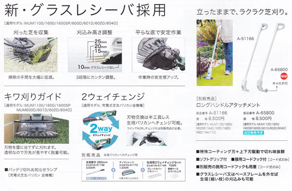 マキタ MUM604DZ 充電式芝生バリカン18V 160mm本体のみ（バッテリ・充電器別売） :mum604dz:NEWSTAGETOOLSヤフー店  - 通販 - Yahoo!ショッピング