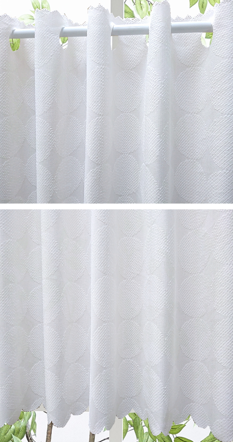 カフェカーテン ミラー