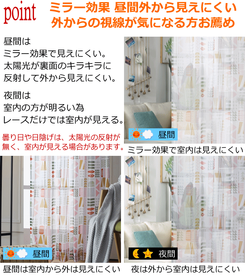 カフェ遮光カーテン