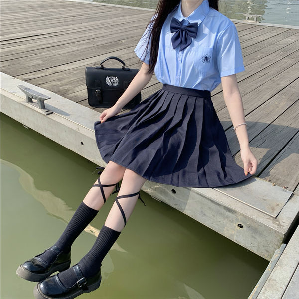 新作モデル 学院風 長袖 コート ミニスカ 学生服 女子高校生 女の子スーツ 制服 セクシー 卒業式 ハロウィン JK制服 上下セット 入学式  PC用ヘッドセット カラー:ネイビー - flaviogimenis.com.br